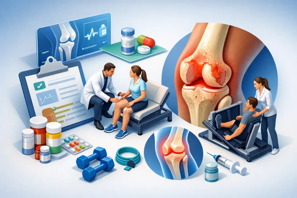 Example Treatment Plan for Knee Osteoarthritis