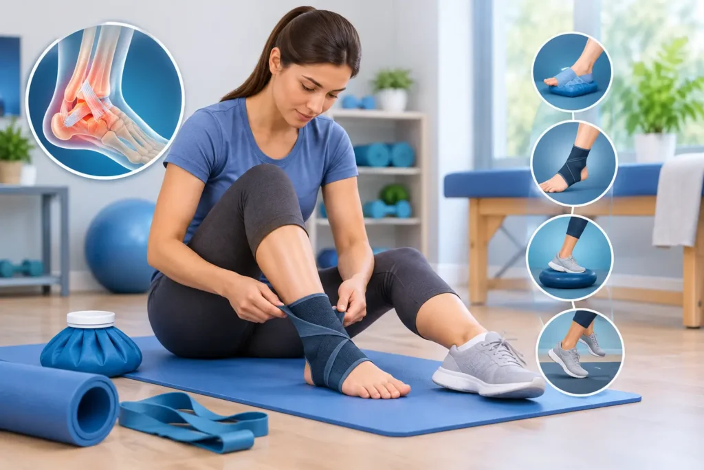 How to Recover an Ankle Sprain and Regain Strength
