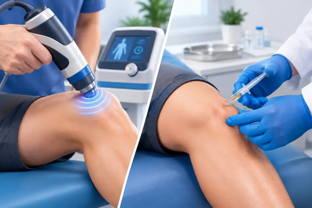 Shockwave Therapy Versus Steroid Injections